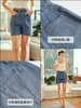 OLrain欧芮儿法式短款牛仔裤女夏季2023年新款高腰复古百搭A字裤 商品缩略图1