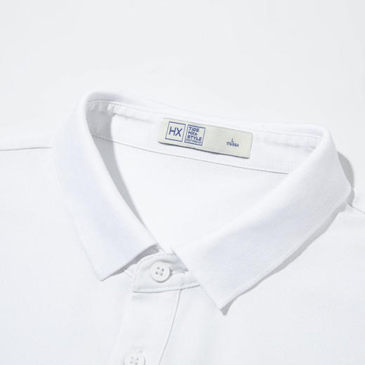 HX 夏季翻领短袖T恤POLO杉桑蚕丝Y102320277101/02/03 商品图7