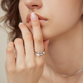 ARSIS【流光系列】流光光影戒指纯银小众设计感戒指