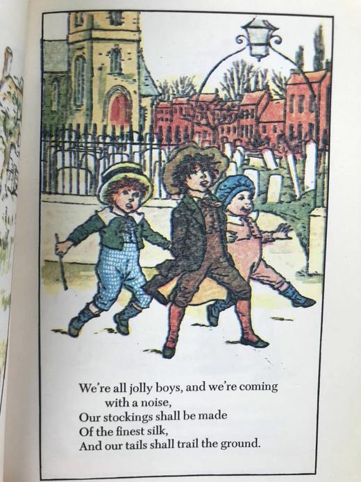 约20世纪晚期  鹅妈妈童谣 凯特·格林纳威49幅彩色插图 精装32开 商品图9