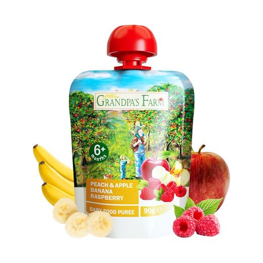 爷爷的农场法国进口婴儿辅食水果泥/多种口味果泥系列 商品图4