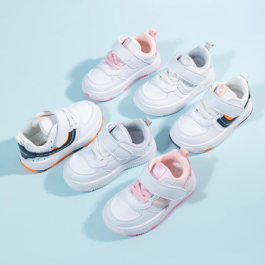 贝贝怡男女童时尚休闲板鞋宝宝鞋春秋简约学步鞋防撞防滑包头童鞋 商品图2