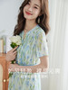 【专属特价】熙世界浪漫清新油画感碎花连衣裙女夏季新款温柔风小个子花色裙子 商品缩略图2