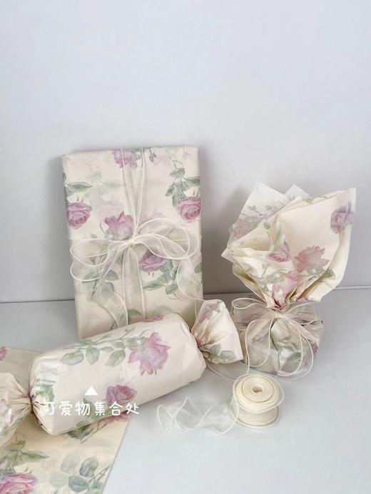 QT-包装 雪梨纸(抹茶绿/温柔紫/嫩粉色+配件15一套） 商品图1