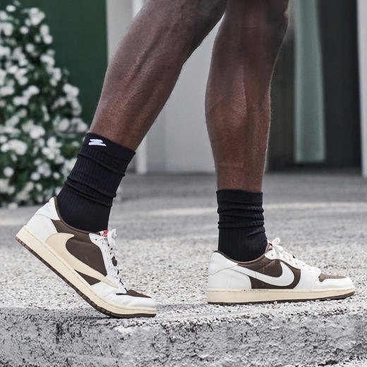 有志者UZIS 专业运动袜男美式高帮夏季跑步吸汗长筒毛巾底袜[新星 商品图2