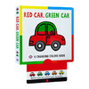 红车绿车 车车变变变 Red Car Green Car英文原版绘本 纸板机关书 启蒙认知图画书 提升孩子动手能力 搭公车上的轮子 小卡车字母书 商品缩略图0
