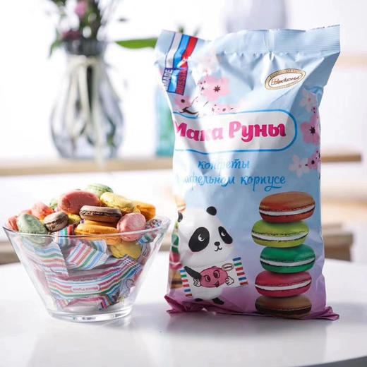 阿孔特牌马卡龙糖408g 商品图0