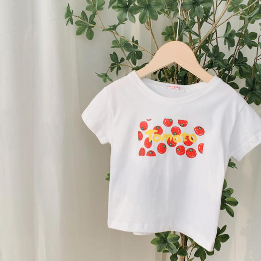 【儿童夏季短袖T恤2023新款夏装圆领上衣】女宝宝薄款半袖百搭外穿t恤，耐磨耐穿不易变形 商品图6