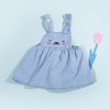 贝贝怡女宝宝兔子背带裙夏季新款儿童洋气背带连衣裙女孩甜美裙子 商品缩略图3