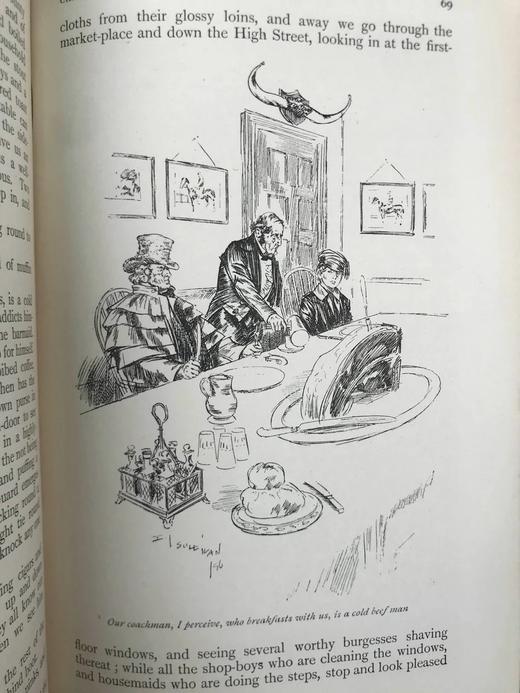 1897年 托马斯·休斯《汤姆·布朗的校园时光》 埃德蒙·苏利文约百幅精美插图 漆布精装32开 商品图14