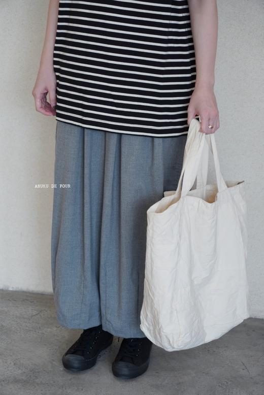 HARVESTY 黑色薄棉波波裤休闲裤 商品图10