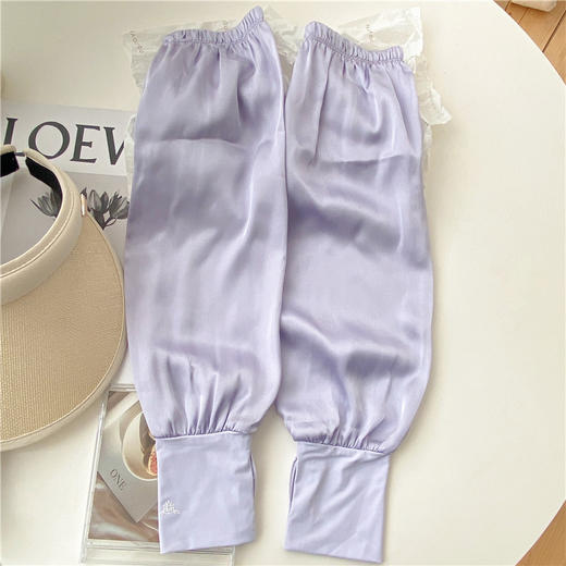 【冰丝透气！宽松防晒冰袖】夏季高品质冰丝袖套，透气宽松手套，防晒冰袖女，防紫外线袖套，纯色开车防晒手套 商品图7