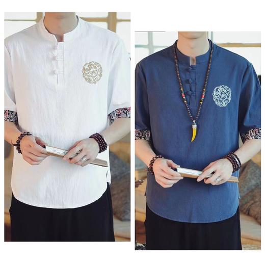 八一  B4-4/B3-4 中国风刺绣短袖T恤-男女士均可穿着 商品图1