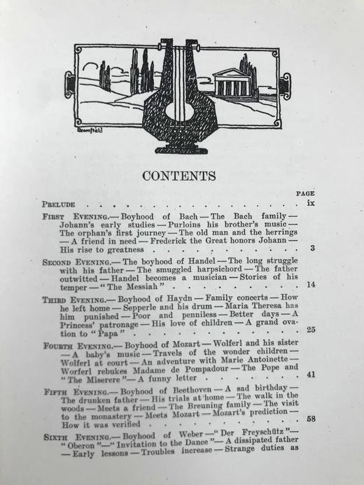 1915年 音乐国度 48幅插图 漆布精装32开 商品图4