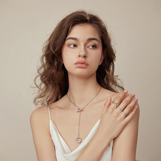 ARSIS 丨 流光系列 星陨星环项链 商品图1