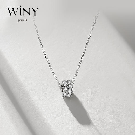 Winy925纯银闪迷项链送女友闺蜜节日生日礼物 商品图1