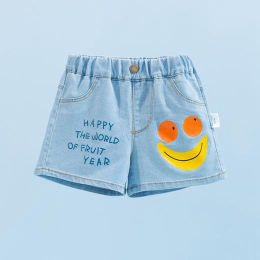 贝贝怡童装女童轻薄软牛仔短裤夏季女孩高腰裤子女宝宝宽松裤洋气 商品图10