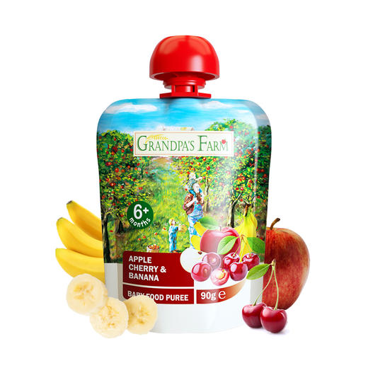 爷爷的农场法国进口婴儿辅食水果泥/多种口味果泥系列 商品图3