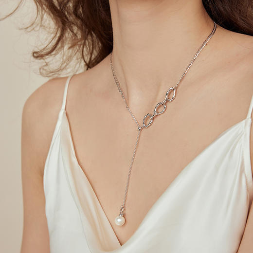 ARSIS 丨 流光系列 光影双吊坠项链 商品图3