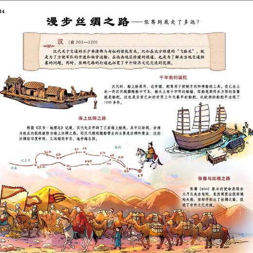 《衣食住行里的中国：一看就懂的中国历史通识绘本》（全4册） 商品图5