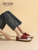 西村名物2023秋季新款厚底运动休闲板鞋女鞋英伦风小皮鞋34191 商品缩略图0