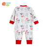 贝贝怡婴儿熊猫印花连体衣春秋季新款可爱爬服纯棉撞色宝宝哈衣231L2034 商品缩略图5