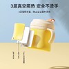 牛奶杯儿童不锈钢加热刻度米糊杯子吸管宝宝敞口直饮家用喝水学饮 商品缩略图2