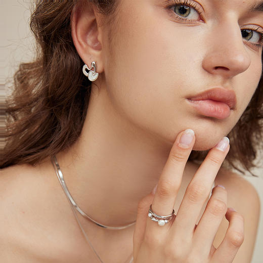 ARSIS【流光系列】流光光影戒指纯银小众设计感戒指 商品图2