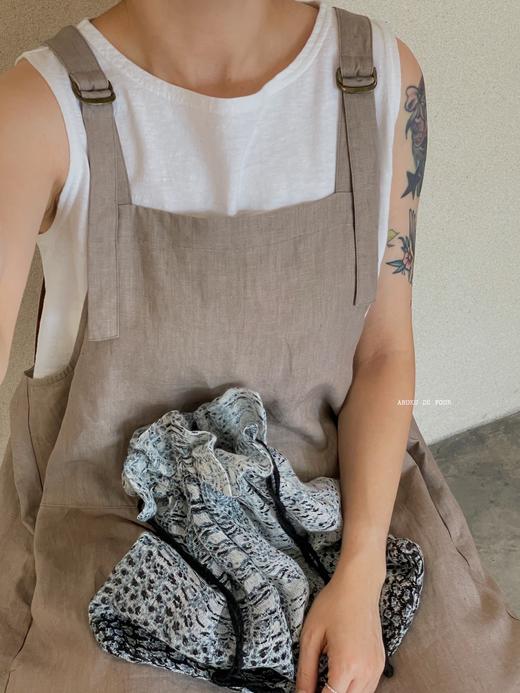 Gauze2色背带裤 商品图1