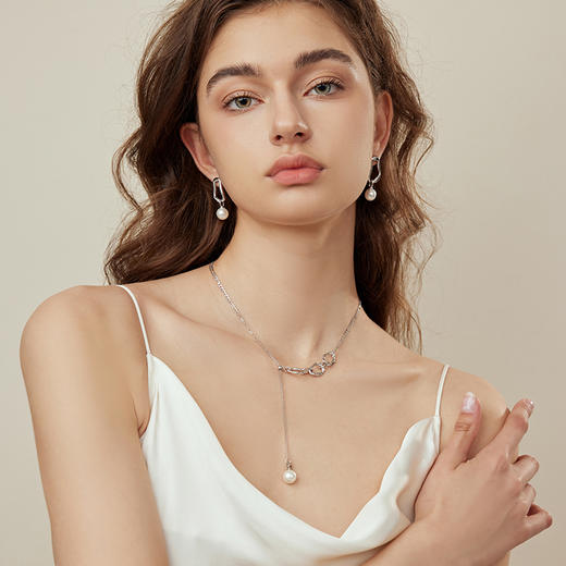 ARSIS 丨 流光系列 光影双吊坠项链 商品图5