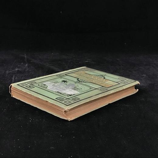 约19世纪后期 鲁宾逊漂流记 12幅彩色插图 漆布精装32开 商品图1