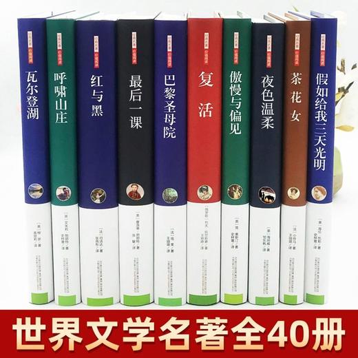 世界名著书籍全套40册，精装线装版 商品图1