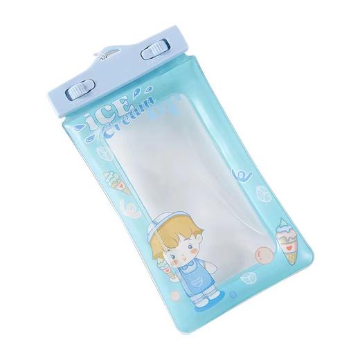 手机防水袋卡通动物PVC透明密封防水袋漂流游泳海边泳池度假防水手机套图案随机1个 商品图5