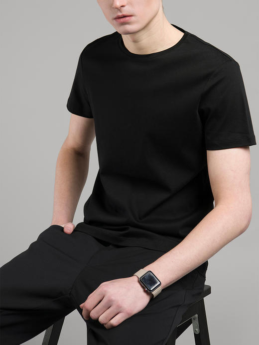 【特价清仓】男女士经典款80支圆领T恤 商品图3