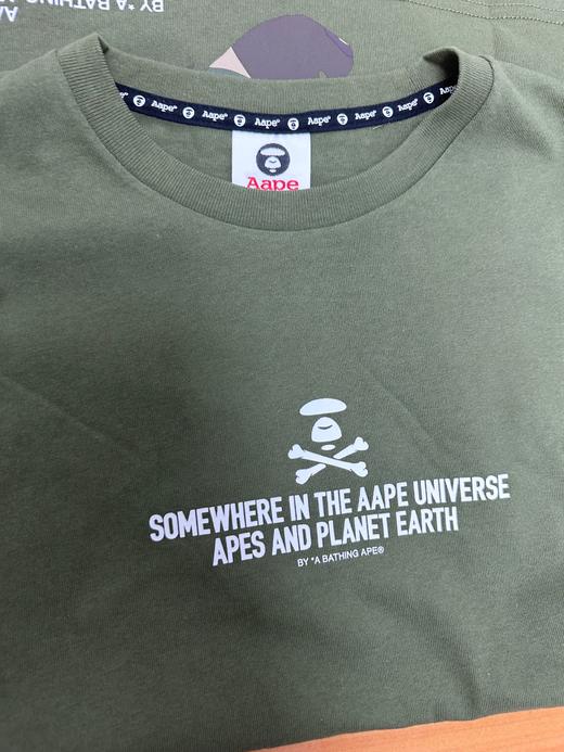 AAPE潮牌猿人头短袖T恤正品保真 商品图7