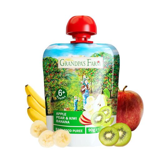 爷爷的农场法国进口婴儿辅食水果泥/多种口味果泥系列 商品图1