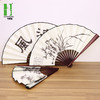 「国风折扇！数款可选」绢布古风扇子 居家日用10寸男扇折布艺扇子 商品缩略图3