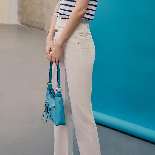 EITIE爱特爱夏季新款时尚通勤休闲显瘦百搭牛仔裤7405112 商品图2