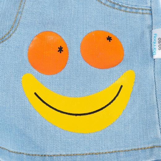 贝贝怡童装女童轻薄软牛仔短裤夏季女孩高腰裤子女宝宝宽松裤洋气 商品图7