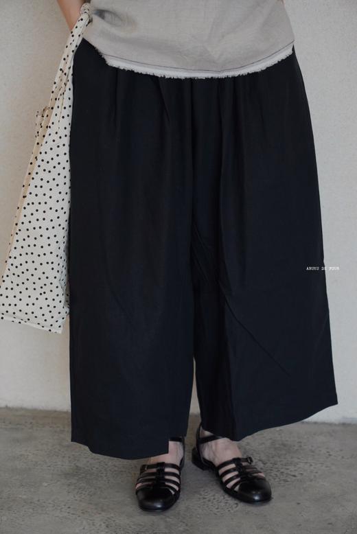 （4折）FRANCESCA白/麻色/黑阔腿裤 商品图4