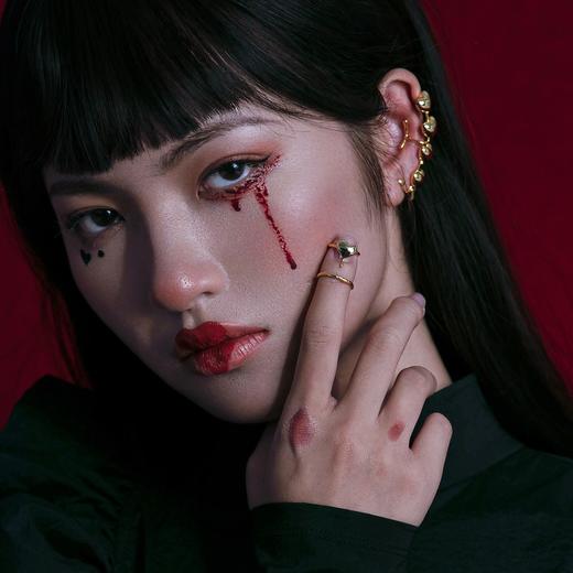 野月亮爱心耳夹女原创小众设计感高级耳饰中性冷淡风耳挂204YE0032 商品图1