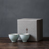 丰子汝窑 初圆杯2入 茶杯单杯手工汝瓷茶具陶瓷开片品茗杯初圆对杯 商品缩略图1