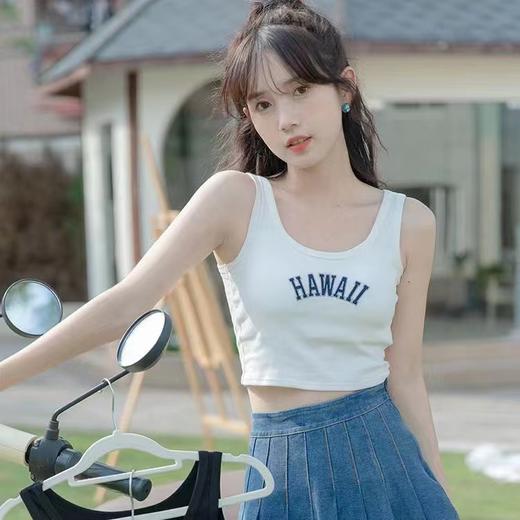买1送1【赵露思同款】夏季女款内衣内搭带胸垫学生初中生小吊带内搭外穿 商品图2