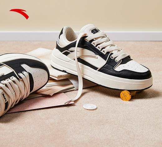 【35.5断码】安踏街顽Lite丨板鞋女鞋2023新款运动鞋122338071【库存有限，如无货将做退款，介意慎拍！】 商品图2