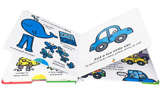 红车绿车 车车变变变 Red Car Green Car英文原版绘本 纸板机关书 启蒙认知图画书 提升孩子动手能力 搭公车上的轮子 小卡车字母书 商品图1