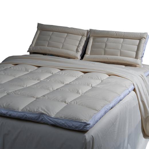 无染之境生态有机棉白鹅绒二合一子母床垫 商品图11