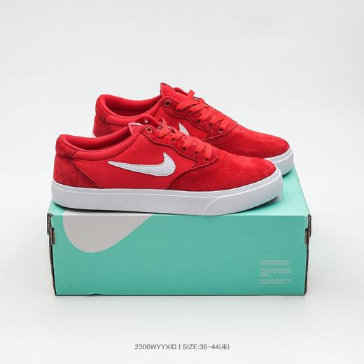 耐克 Nike SB Chron SLR 低帮帆布拼接翻毛皮休闲男女滑板鞋 商品图2