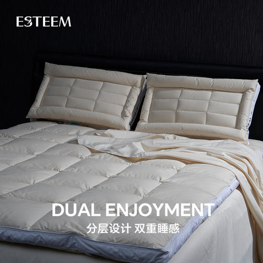 无染之境生态有机棉复合分层白鹅枕 商品图3
