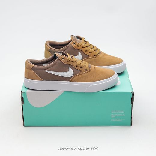 耐克 Nike SB Chron SLR 低帮帆布拼接翻毛皮休闲男女滑板鞋 商品图3