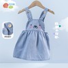 贝贝怡女宝宝兔子背带裙夏季新款儿童洋气背带连衣裙女孩甜美裙子 商品缩略图9